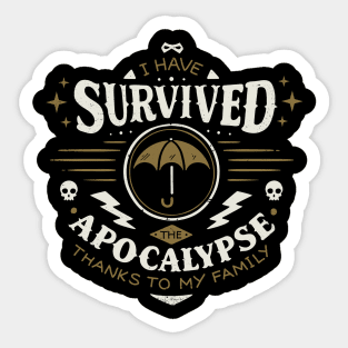 Umbrella academy - Proud family - I Survived Sticker
